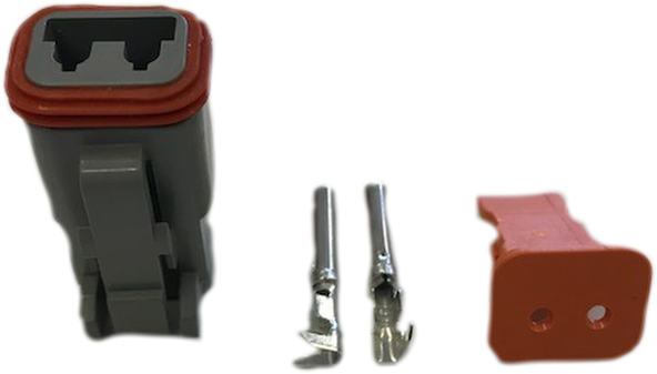 Deutsch 2 Way Plug Dt Series Female Connector Kit Mure Dt06-2S C015/W2S - Mid-Ulster Rotating Electrics Ltd