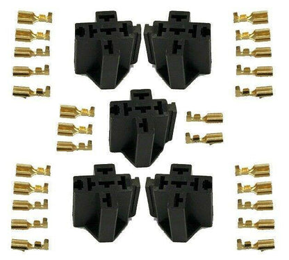 5 X Relay Multi Plug Holder Socket Base Kit 1 2 3 4 5 Pin Mure Rp001 - Mid-Ulster Rotating Electrics Ltd
