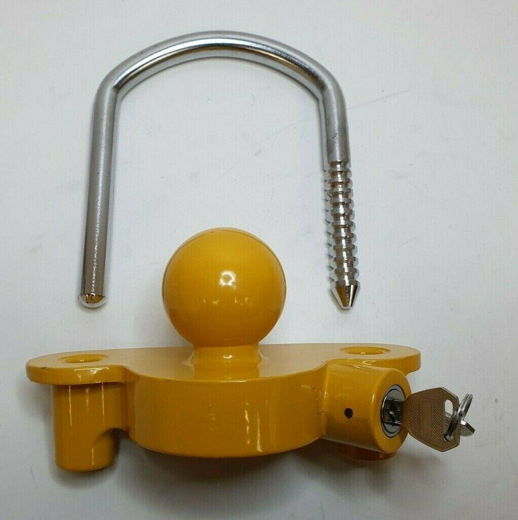Trailer Caravan Hitch Lock Case Hardened For 50Mm Towball Genuine Maypole Mp953 - Mid-Ulster Rotating Electrics Ltd