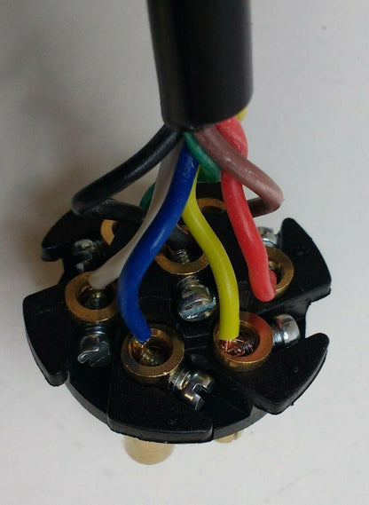 7 Pin Plug & Socket Extension Lead Curly 1.5M 12N Trailer Lights Maypole Mp5885 - Mid-Ulster Rotating Electrics Ltd