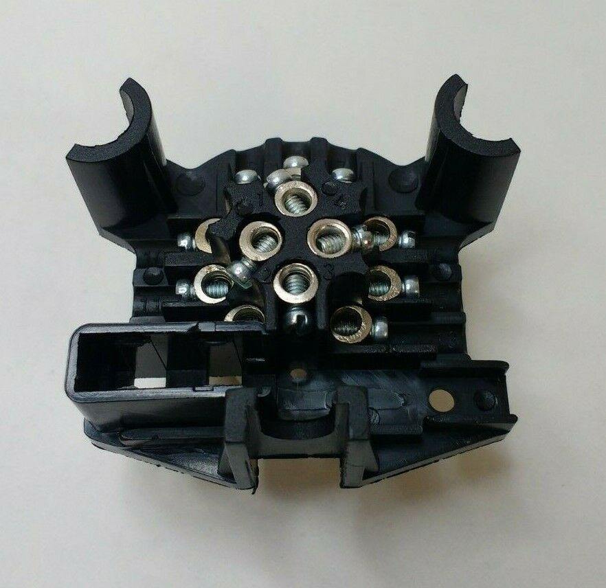 13 Pin Plastic Socket Car/Trailer Black Iso11446 12V Genuine Maypole Mp1293B - Mid-Ulster Rotating Electrics Ltd