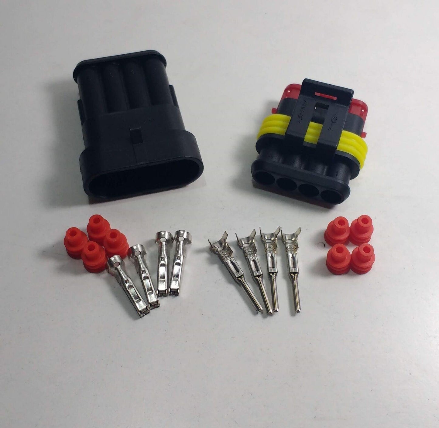 4 Way Superseal Plug Kit Connector Waterproof Marine Lorry Cargo 12V 24V - Mid-Ulster Rotating Electrics Ltd