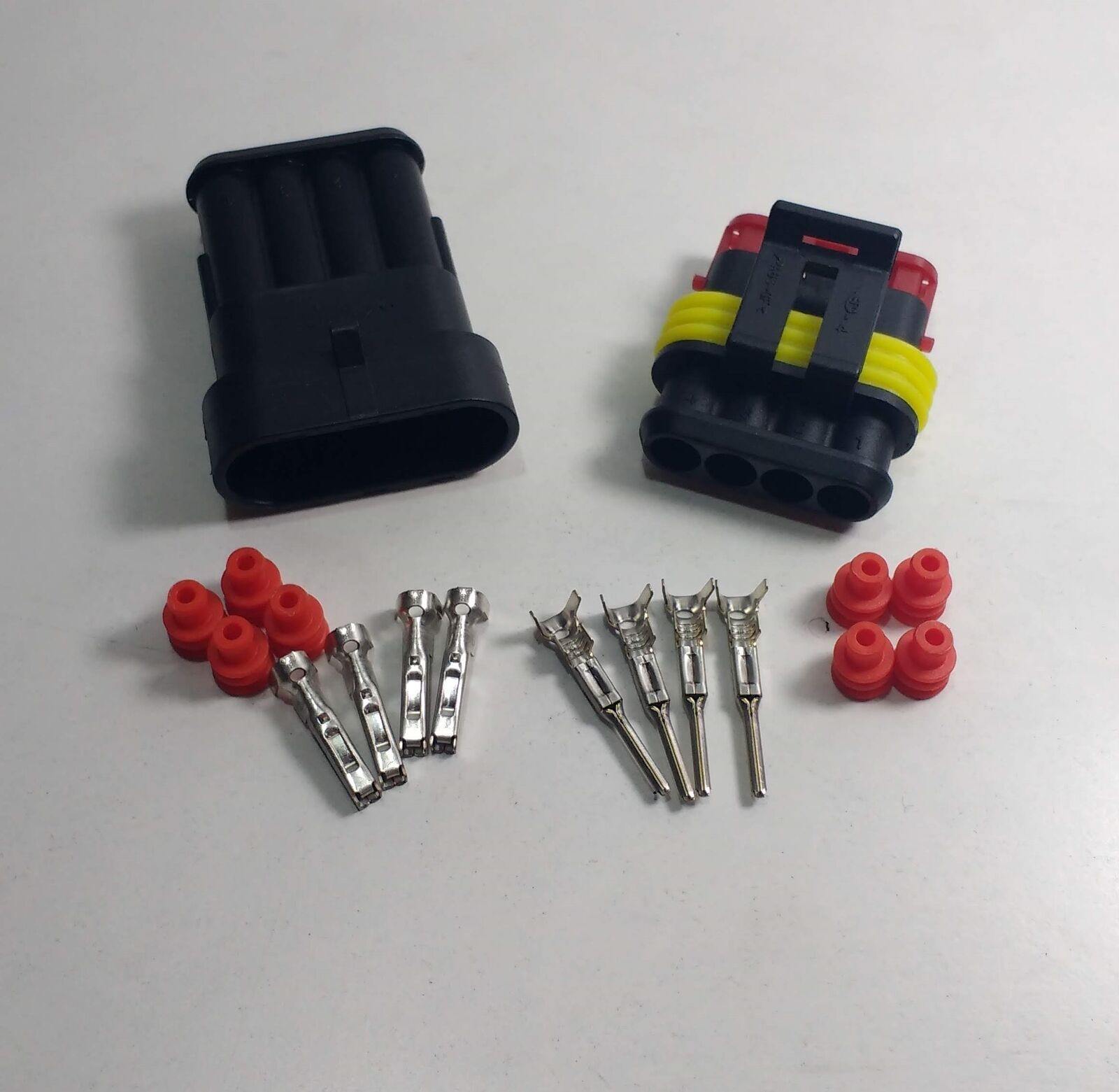 4 Way Superseal Plug Kit Connector Waterproof Marine Lorry Cargo 12V 24V - Mid-Ulster Rotating Electrics Ltd