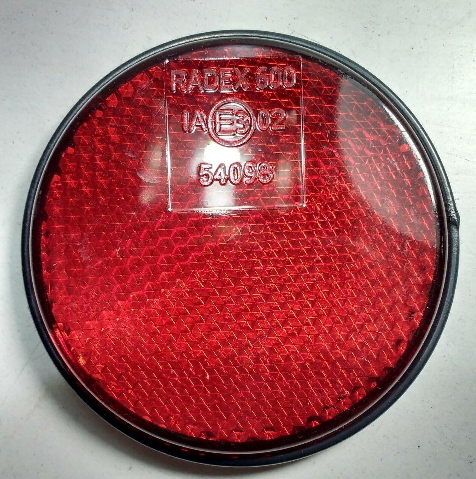 2 X Rear Red Reflector Trailer Truck Horsebox Tractor Round Maypole Mp854SSB - Mid-Ulster Rotating Electrics Ltd