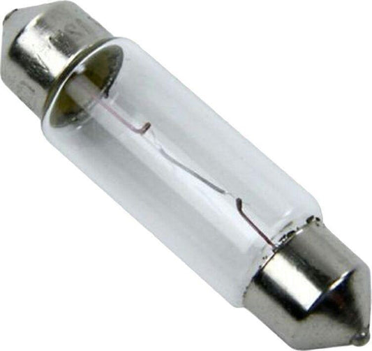10X Festoon Number License Plate Bulbs S8.5D 12V 10W Wood Auto Blb265 - Mid-Ulster Rotating Electrics Ltd