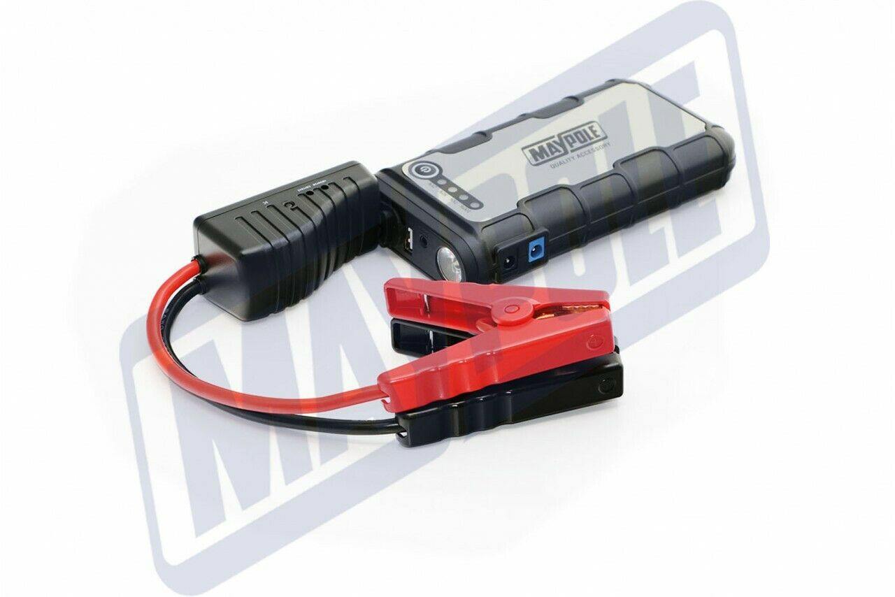 Jump Starter Power Pack 400A Usb Torch Fast Charge Lithium Ion Maypole Mp7430 - Mid-Ulster Rotating Electrics Ltd