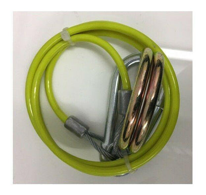 Trailer Breakaway Cable Yellow With Burst Ring For Caravan Maypole Mp5015B - Mid-Ulster Rotating Electrics Ltd