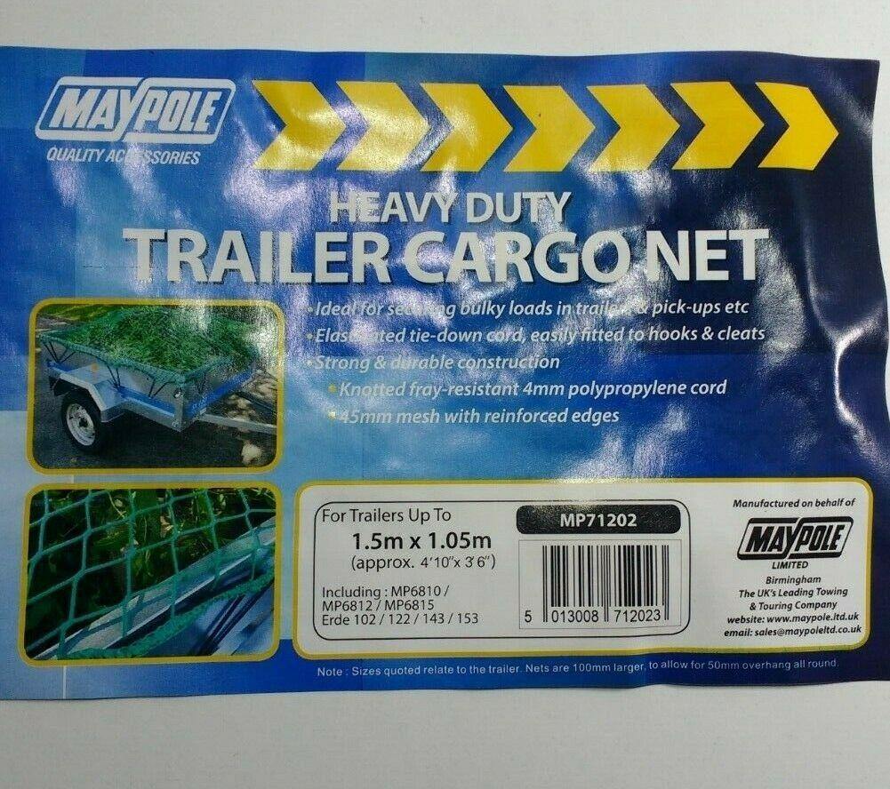 Heavy Duty Trailer Cargo Net Cover To Fit Erde Trailers Genuine Maypole Mp71202 - Mid-Ulster Rotating Electrics Ltd