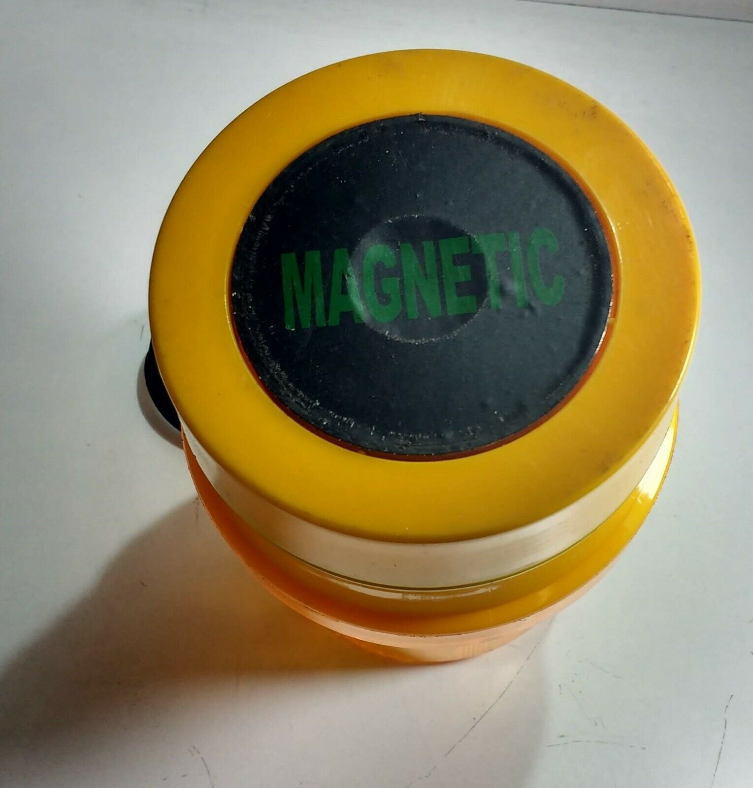 Magnet Mount Beacon Amber Led Flasher Battery Powered Light Sensor Cargo 172221 - Mid-Ulster Rotating Electrics Ltd