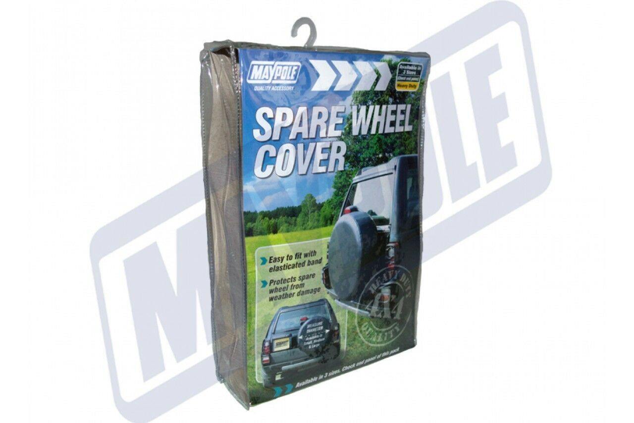 Rear Spare Wheel Cover Weather Proof 29" 735Mm 4X4 Car Suv Mpv Maypole Mp94429 - Mid-Ulster Rotating Electrics Ltd