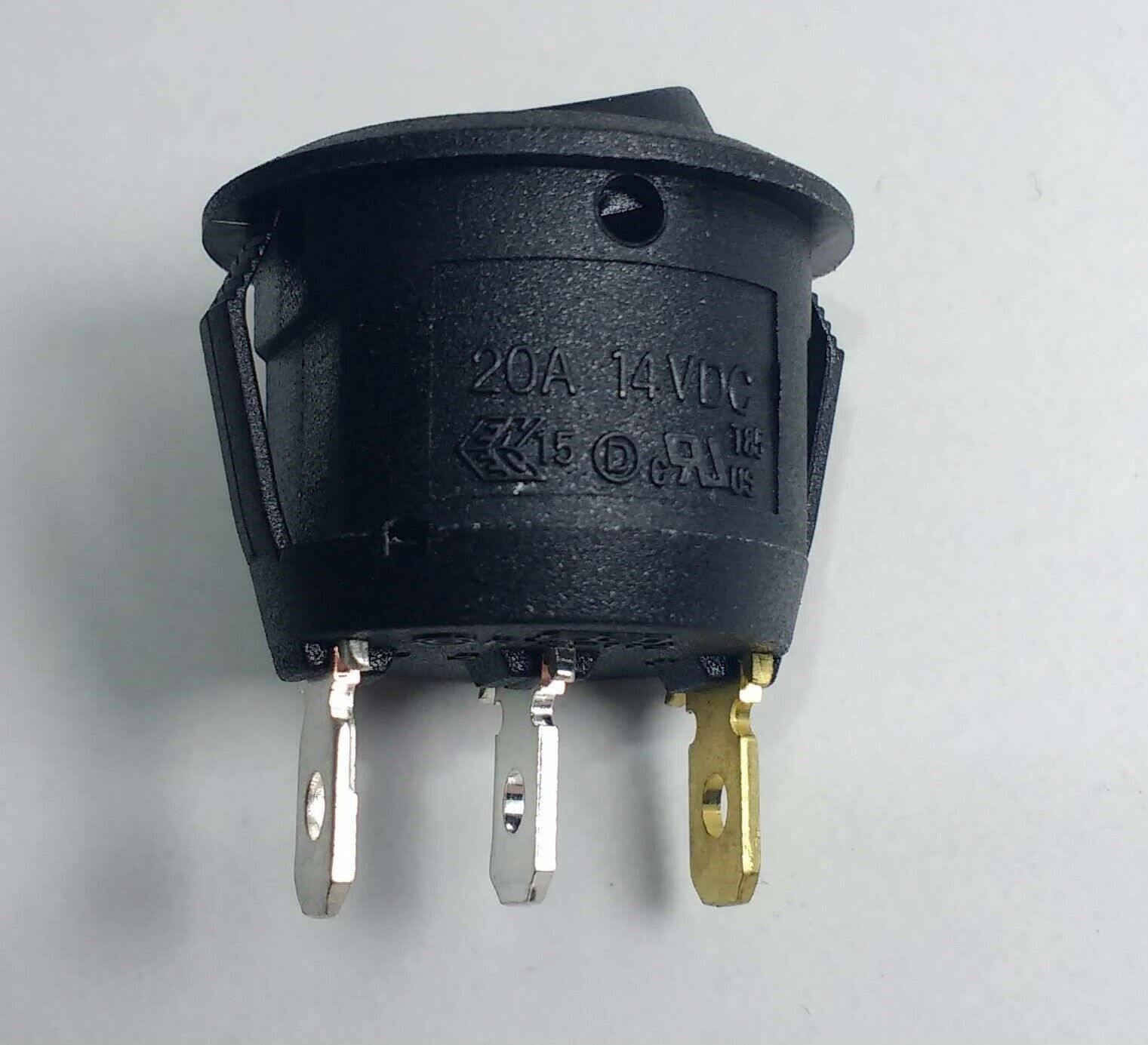 On Off Rocker Switch 12V Red Led Mini Round Beacon Symbol Cargo 182383 - Mid-Ulster Rotating Electrics Ltd