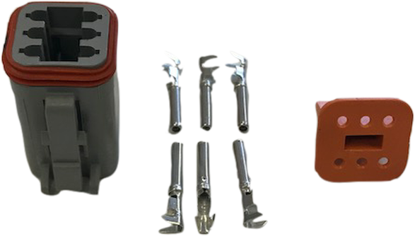 Deutsch 6 Way Plug Dt Series Female Connector Kit Mure Dt06-6S C015/W6S - Mid-Ulster Rotating Electrics Ltd