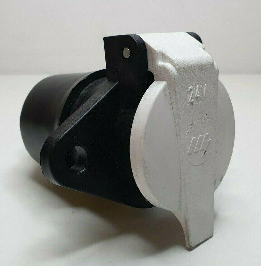 7 Pin Plastic Towing Socket W/Lid & Boot 24S Iso3731 24V Maypole Genuine Mp1265B - Mid-Ulster Rotating Electrics Ltd