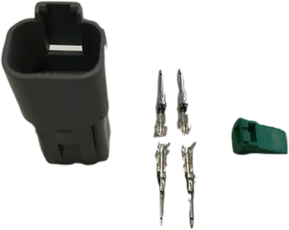 Deutsch 4 Way Plug Dt Series Male Connector Kit Mure Dt04-4P C015/W4P - Mid-Ulster Rotating Electrics Ltd