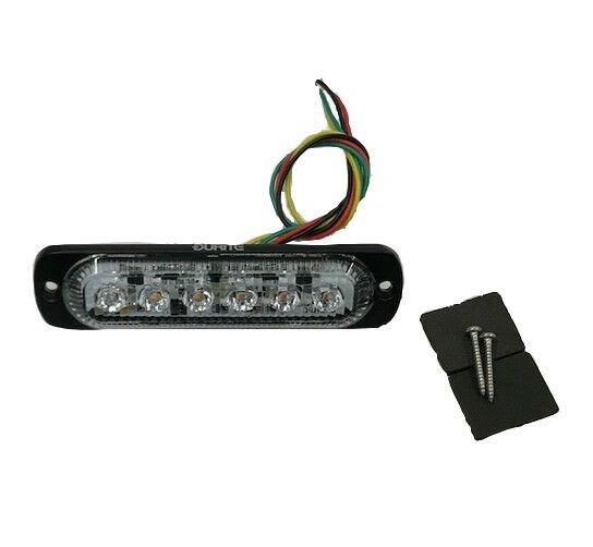 Slim Red Warning Light Flashing Strobe Recovery Ultra Bright Durite 0-441-75 - Mid-Ulster Rotating Electrics Ltd