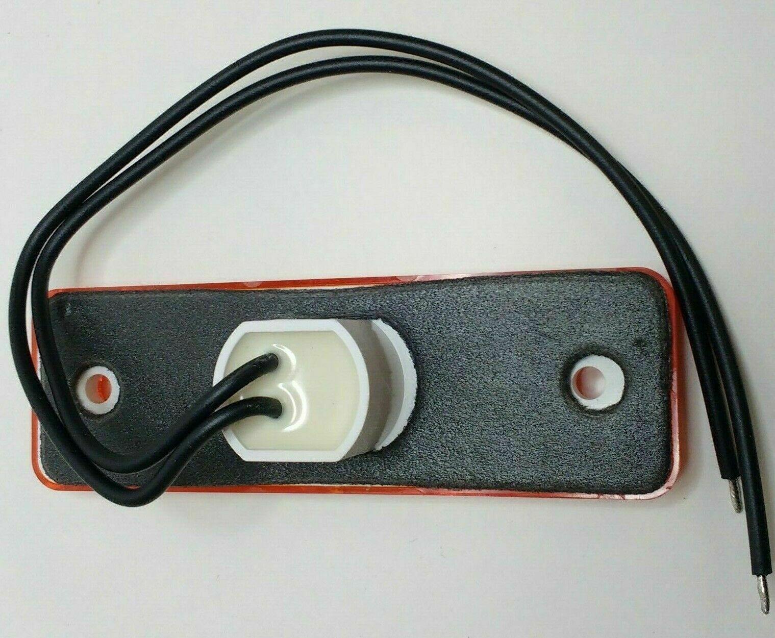 4 X Amber Side Marker Lamp Led Light With Reflector Was 12V 24V Maypole Mp8775B - Mid-Ulster Rotating Electrics Ltd