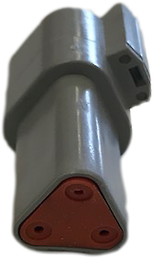Deutsch 3 Way Plug Dt Series Male Connector Kit Mure Dt04-3P C015/W3P - Mid-Ulster Rotating Electrics Ltd