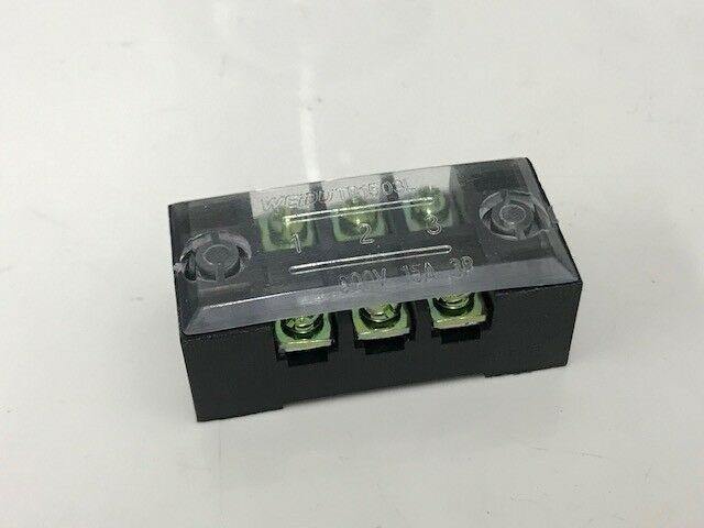 12V 24V 3 Position 2 Row Terminal Block Strip Cable Connector Mure Tb-1503L - Mid-Ulster Rotating Electrics Ltd