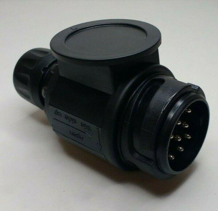 13 Pin Plug Adapter Conversion For 12N 12S Wiring Towing Trailer Mp124B Maypole - Mid-Ulster Rotating Electrics Ltd