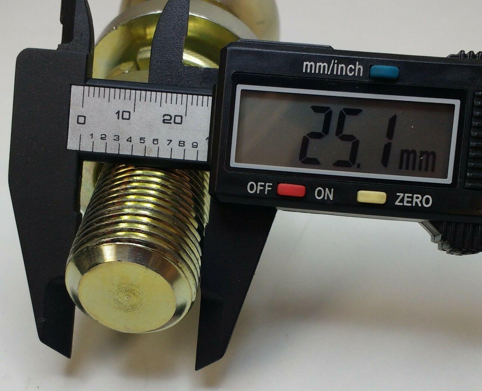 Tow Ball Pin Short Threaded 2000Kg Load 70Mm X 25.4Mm 50Mm Quad Maypole Mp48125 - Mid-Ulster Rotating Electrics Ltd