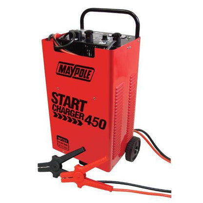 Heavy Duty Battery Boost Start Charger 450 amps 75 Amp 12 Volts / 24 Volts Maypole Mp725 - Mid-Ulster Rotating Electrics Ltd