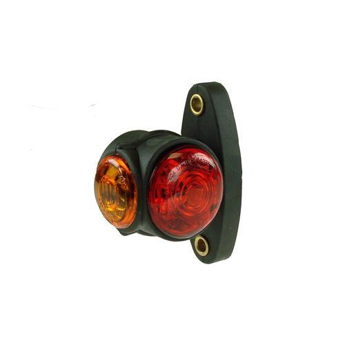 AMBER RUBBER SIDE MARKER  - MP7721B | Rotating Electrics