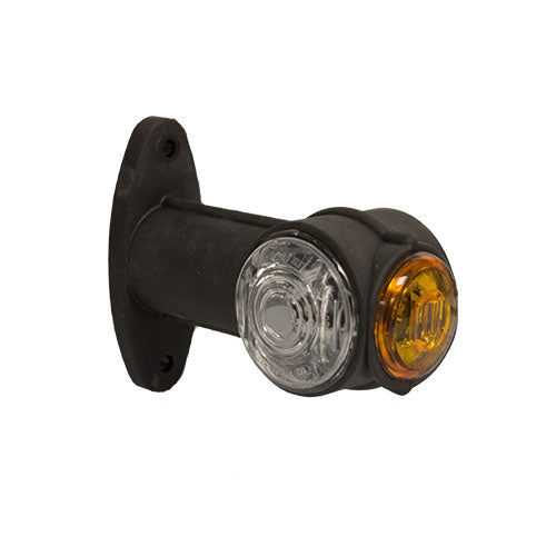 MAYPOLE PAIR OF 10-30V 45° LED STRAIGHT RED/WHITE/AMBER RUBBER STALK MARKER SUITABLE FOR TRAILERS CARAVANS - MP7726B*2 - Mid-Ulster Rotating Electrics Ltd