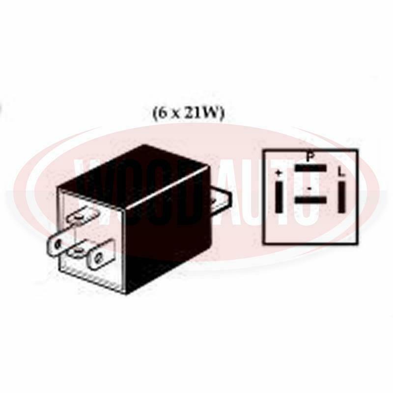 4 Pin Flasher Relay Indicators 12V Unit 126W Max Light Turn Signal FLH1046 - Mid-Ulster Rotating Electrics Ltd
