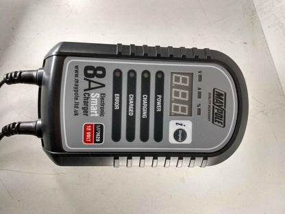 Smart Battery Charger 8A 12V Automatic Electronic Maintenance Maypole Mp7428 - Mid-Ulster Rotating Electrics Ltd