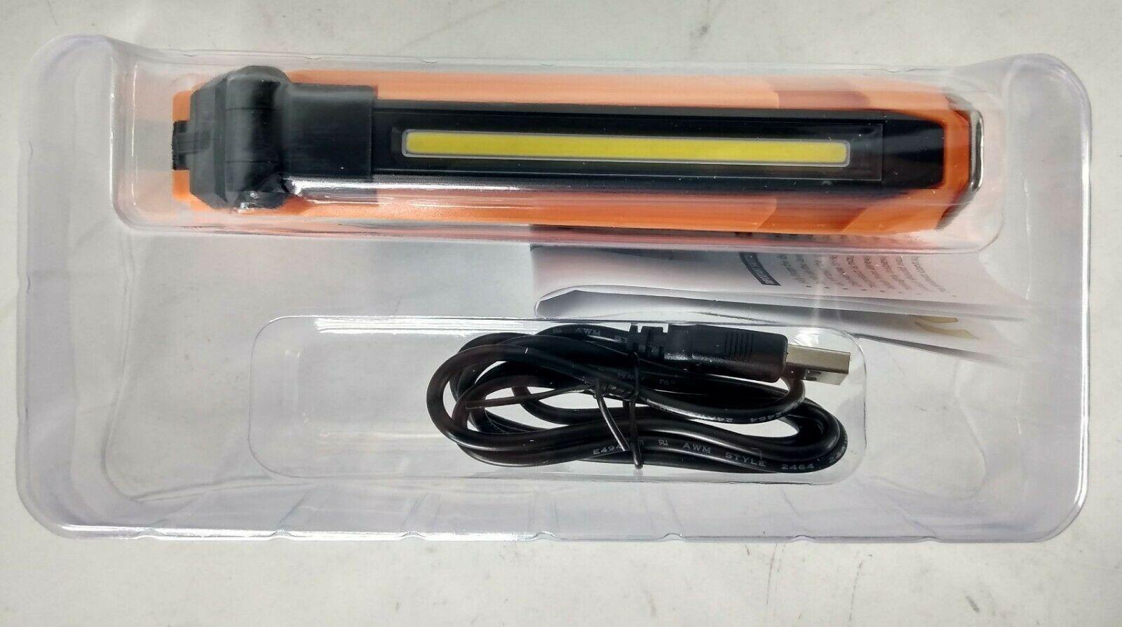 LED Slimline Foldable Inspection Hand Lamp Wand With LED Torch Maypole MP4057 - Mid-Ulster Rotating Electrics Ltd