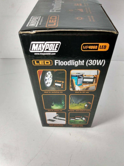 LED Slimline Work Light Portable Flood Lamp 30W and Power Bank Maypole MP4060 - Mid-Ulster Rotating Electrics Ltd