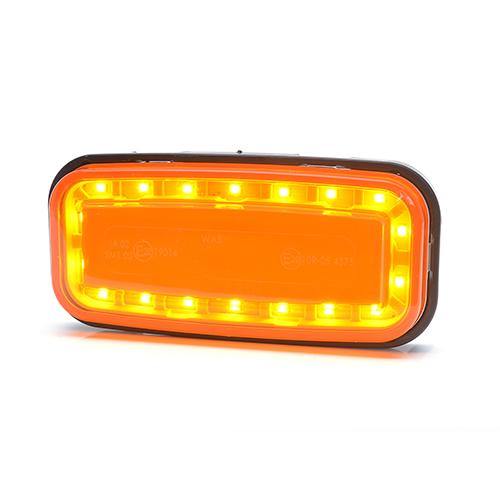 12V / 24V LED Compact Amber Indicator Lamp Light Maypole MP8654B - Mid-Ulster Rotating Electrics Ltd