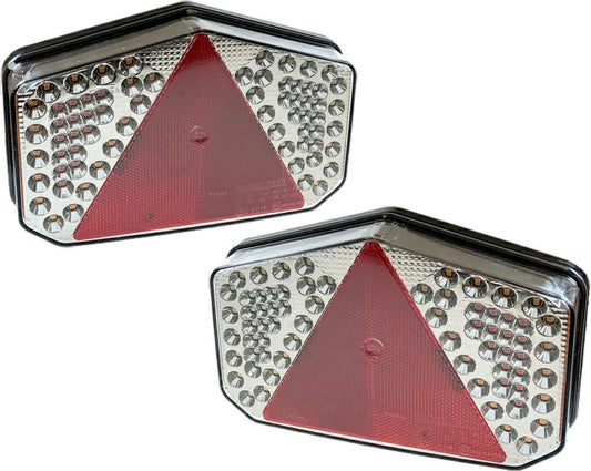 1 Pair Led Trailer Caravan Combination Rear Lamps Lights Maypole 12V 24v MP8664BL MP8664BR