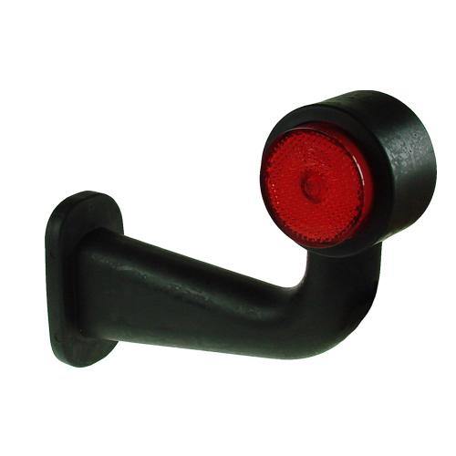 1 Pair WAS 10-30V LED Right & Left Hand Red/White 90° Outline Marker Lamp Maypole MP8704BL & BR - Mid-Ulster Rotating Electrics Ltd