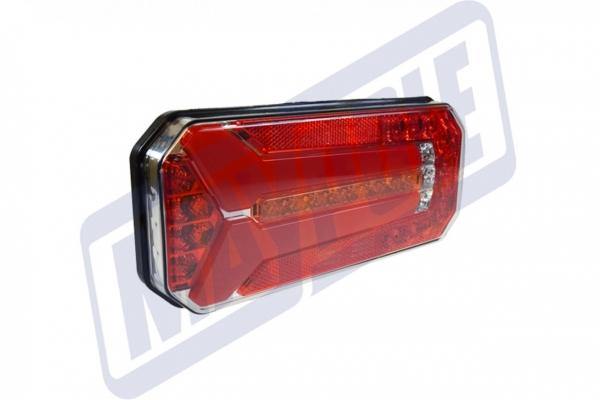 2x 12v / 24v RECTANGULAR MAYPOLE REAR COMBINATION LIGHT STOP TAIL INDICATOR TRAILER MP8830B - Mid-Ulster Rotating Electrics Ltd
