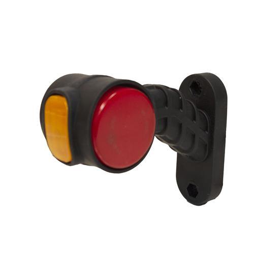 Pair of  Outline Stalk Marker Lamp 10-30V LED Glo Red/White/Amber Left & Right Maypole MP899BL & BR - Mid-Ulster Rotating Electrics Ltd
