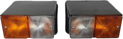 1 x Pair Front Indicator Position Side Lamps Amber White Ford Tractor QTP44052