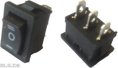 On Off On Rocker Switch 12V Mini Rectangle Square Car Dash Robinson K425 - Mid-Ulster Rotating Electrics Ltd