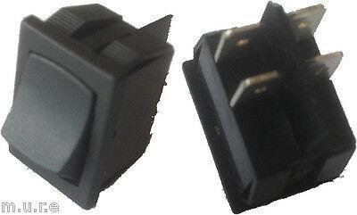 On Off Rocker Switch Mini Rectangle Square 12V Double Pole Car Robinson K710 - Mid-Ulster Rotating Electrics Ltd