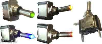 4 X On/Off Toggle Switch Flip Flick Metal 12V 20Amp Illuminated Robinson K894Mix - Mid-Ulster Rotating Electrics Ltd
