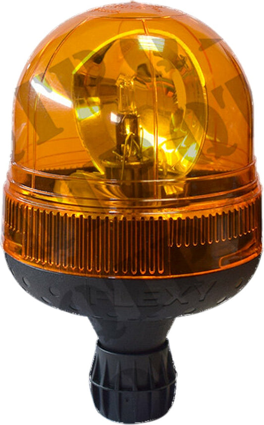 Rotating Amber Recovery Beacon Flasher Bulb Type Din Pole Mount 12V QTP53855
