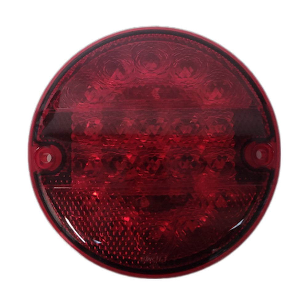 1 X Led Rear Round Hamburger Fog Light 12V 24v Lorry Trailer Maypole MP8676B