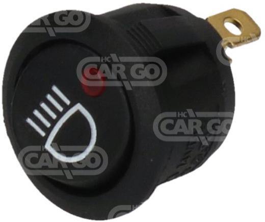 On Off Rocker Switch Round 12V Red Led Illumination Light Work Lamp Cargo 182385 - Mid-Ulster Rotating Electrics Ltd