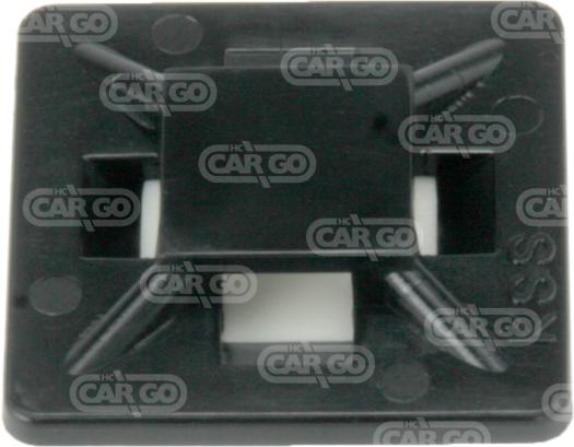 25X Cable Tie Mount Nylon Clips Black Square Wire Cable Tidy Hc-Cargo 191960