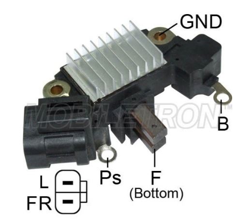 Alternator 12V Voltage Regulator Hitachi Opel Vauxhall Honda Mob Vr-H2000-64