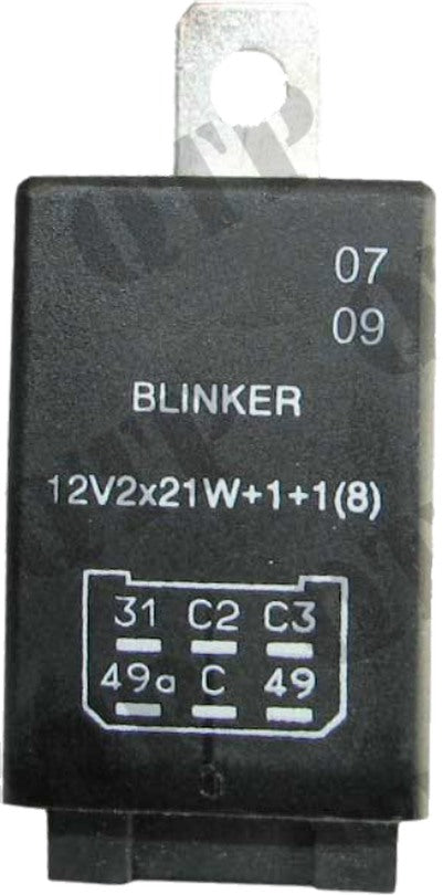 6 Pin Flasher Unit Relay Indicators 12V Turn Signal Fits Ford New Holland QTP1617401
