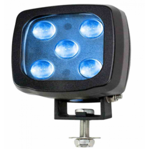 LED SAFETY WORK LAMP FOR FORKLIFTS BLUE SPOT 9V-60V 25W LED GLOBAL LG855 - Mid-Ulster Rotating Electrics Ltd