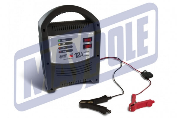 Genuine Maypole 8amp Automatic Battery Charger With LED Indication Lighting 12 Volts / 24 volts MP7108 - Mid-Ulster Rotating Electrics Ltd