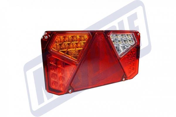 2 x RECTANGULAR 10-30v TRUCK TRAILER LED REAR LAMPS  WITH STOP TAIL INDICATOR FOG REVERSE LIGHTS Maypole MP8826BR & MP8826BL - Mid-Ulster Rotating Electrics Ltd