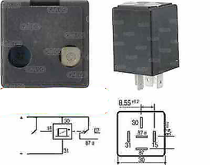 NEW ADJUSTABLE VARIABLE 5 PIN MULTI-TIMER RELAY 12V 10A CARGO 160927 - Mid-Ulster Rotating Electrics Ltd